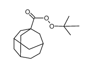 Tricyclo[4.3.1.13.8]undecan-1-peroxycarbonsaeure-tert-butylester结构式