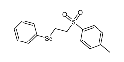1-(phenylseleno)-2-(p-toluenesulfonyl)ethane Structure