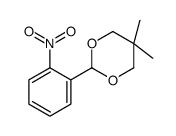 1,3-Dioxane, 5,5-dimethyl-2-(2-nitrophenyl)- structure