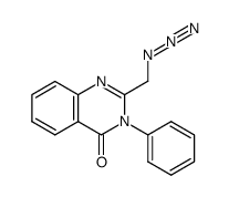 2-Azidomethyl-3,4-dihydro-3-phenyl-4-chinazolinon结构式