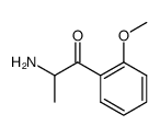 1-Propanone,2-amino-1-(2-methoxyphenyl)- structure