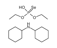 dicyclohexylammonium salt of O,O-diethylphosphoroselenoic acid结构式