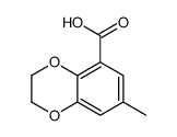 7-methyl-2,3-dihydro-1,4-benzodioxine-5-carboxylic acid结构式