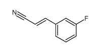 2-Propenenitrile,3-(3-fluorophenyl)-,(E)-(9CI)结构式