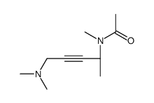 N-[(2R)-5-(dimethylamino)pent-3-yn-2-yl]-N-methylacetamide结构式