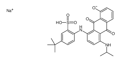 sodium 5-tert-butyl-2-[[9,10-dihydro-8-hydroxy-4-(isopropylamino)-9,10-dioxoanthryl]amino]benzenesulphonate picture