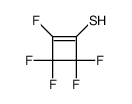 perfluoro-1-cyclobutene-1-thiol Structure