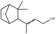 3-(3,3-dimethylnorbornyl)-2-buten-1-ol结构式