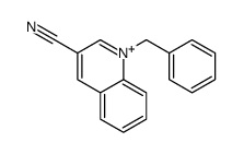 1-benzylquinolin-1-ium-3-carbonitrile Structure