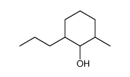 Opt.-inakt. 2-Hydroxy-1-methyl-3-propyl-cyclohexan Structure