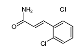 2,6-dichloro-trans-cinnamide结构式