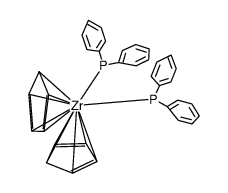 zirconocene di((Ph2)phosphide)结构式