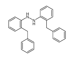 N,N'-bis-(2-benzyl-phenyl)-hydrazine Structure