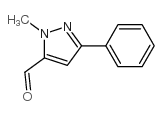 1-甲基-3-苯基-1H-吡唑-5-甲醛结构式
