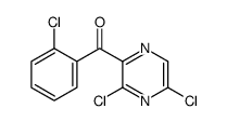 (2-chlorophenyl)-(3,5-dichloropyrazin-2-yl)methanone结构式