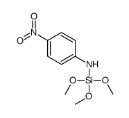 4-nitro-N-trimethoxysilylaniline Structure