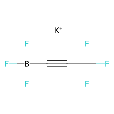 potassium trifluoro(3,3,3-trifluoroprop-1-ynyl)boranuide Structure