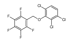 1,2,3,4,5-pentafluoro-6-[(2,3,6-trichlorophenoxy)methyl]benzene结构式