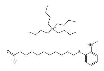 tetrabutylammonium 11-((2-(methylamino)phenyl)thio)undecanoate结构式
