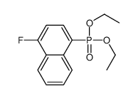 1-diethoxyphosphoryl-4-fluoronaphthalene Structure