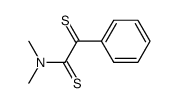 N,N-dimethyl-2-phenyl-2-thioxothiacetamide Structure