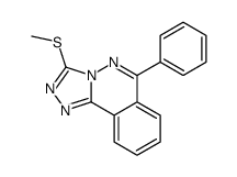 3-methylsulfanyl-6-phenyl-[1,2,4]triazolo[3,4-a]phthalazine结构式