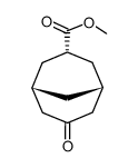 7-endo-carbomethoxybicyclo(3.3.1)nonan-3-one结构式