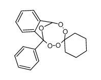 1'-phenyl-1',7'-dihydrospiro[cyclohexane-1,4'-[1,7]epoxybenzo[g][1,2,4,5]tetraoxonine]结构式