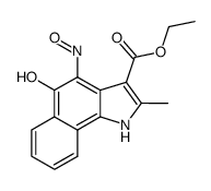 ethyl 5-hydroxy-2-methyl-4-nitrosobenzindole-3-carboxylate Structure