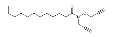 N-prop-2-ynoxy-N-prop-2-ynyldodecanamide Structure