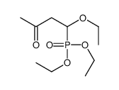 4-diethoxyphosphoryl-4-ethoxybutan-2-one Structure
