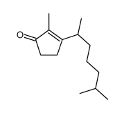 2-methyl-3-(6-methylheptan-2-yl)cyclopent-2-en-1-one Structure
