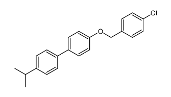 1-chloro-4-[[4-(4-propan-2-ylphenyl)phenoxy]methyl]benzene Structure