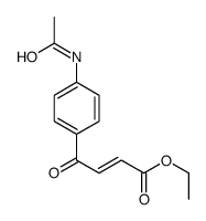 ethyl 4-(4-acetamidophenyl)-4-oxobut-2-enoate结构式