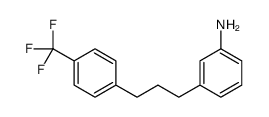 3-[3-[4-(trifluoromethyl)phenyl]propyl]aniline Structure