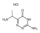 3-amino-6-(1-aminoethyl)-1,2,4-triazin-5(4H)-one dihydrochloride结构式