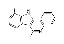 6,10-Dimethyl-11H-indolo[3,2-c]quinoline Structure