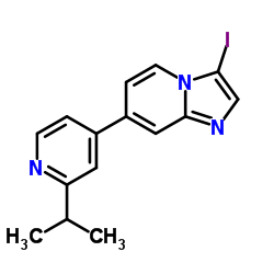 3-Iodo-7-(2-isopropyl-4-pyridinyl)imidazo[1,2-a]pyridine Structure