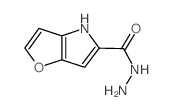4H-Furo[3,2-b]pyrrole-5-carbohydrazide结构式