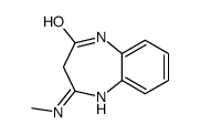 4-(methylamino)-1,3-dihydro-1,5-benzodiazepin-2-one结构式