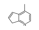 4-methyl-7H-cyclopenta[b]pyridine结构式