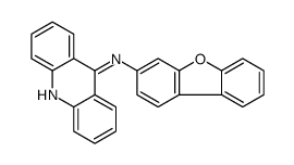 N-dibenzofuran-3-ylacridin-9-amine结构式