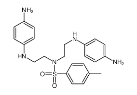 N,N-bis[2-(4-aminoanilino)ethyl]-4-methylbenzenesulfonamide Structure