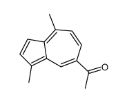 1-(3,8-dimethylazulen-5-yl)ethanone结构式