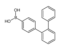 [4-(2-phenylphenyl)phenyl]boronic acid结构式