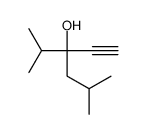 5-methyl-3-propan-2-ylhex-1-yn-3-ol Structure