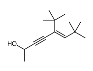 5-tert-butyl-7,7-dimethyloct-5-en-3-yn-2-ol结构式