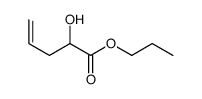 propyl 2-hydroxypent-4-enoate Structure