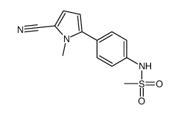 N-[4-(5-cyano-1-methylpyrrol-2-yl)phenyl]methanesulfonamide结构式