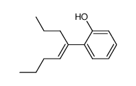 2-(1-Propylpenten-(1)-yl)-phenol Structure